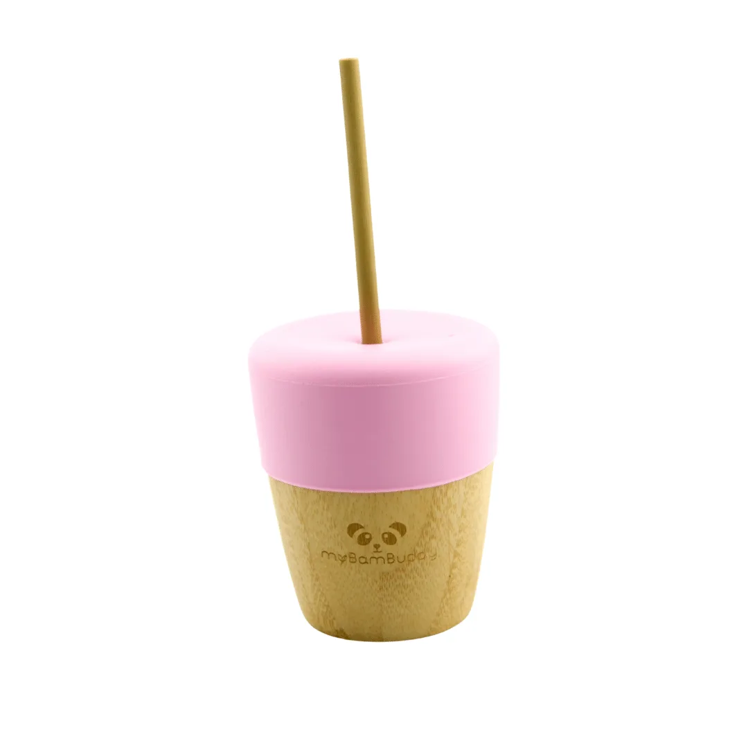 Bicchiere per bambini con coperchio e cannuccia - immagine 3
