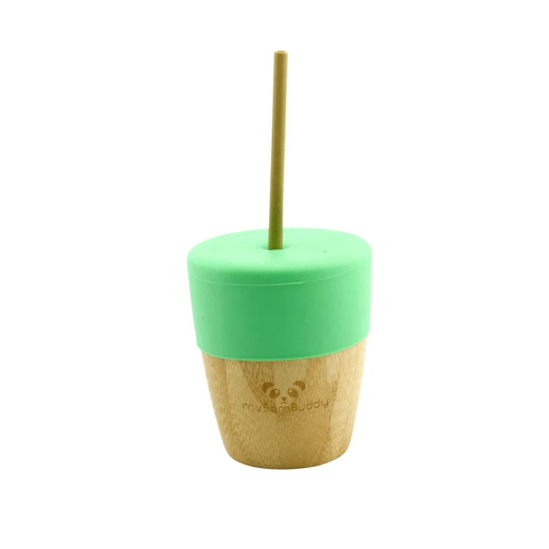 Bicchiere per bambini con coperchio e cannuccia - immagine 2